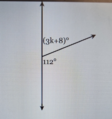 (3k+8)^circ 
112°