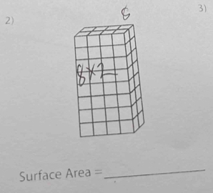 Surface Area = 
_