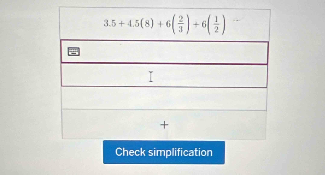 Check simplification