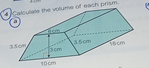 4 cm
f each prism.