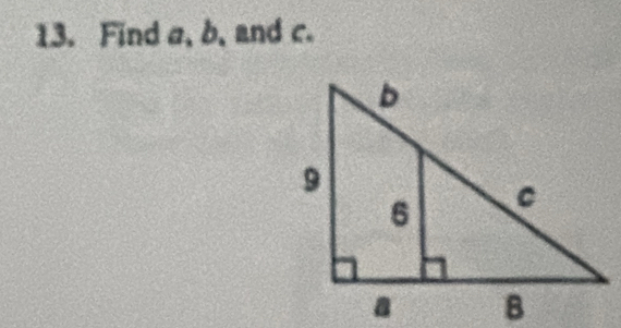 Find a, b, and c.