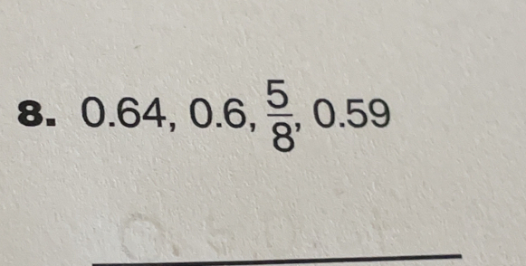 0.64, 0.6,  5/8 , 0.59