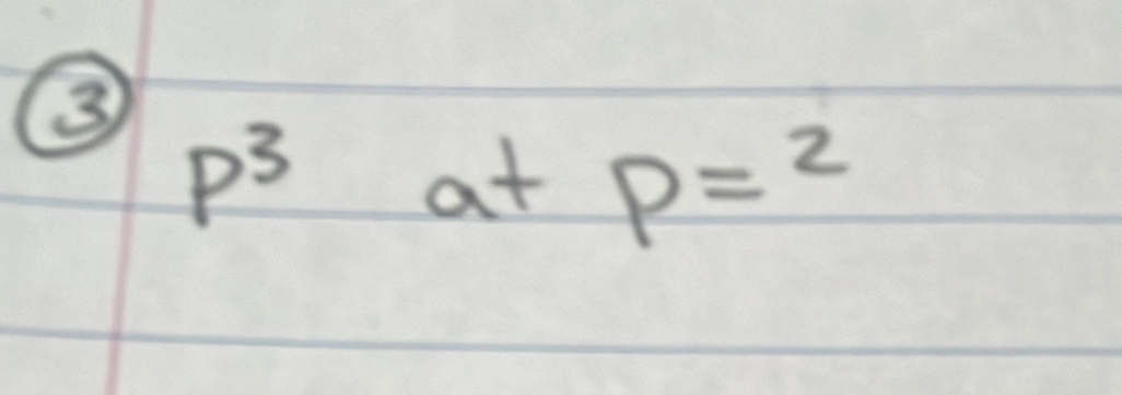 3
P^3 at p=2