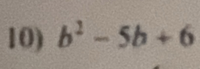 b^2-5b+6