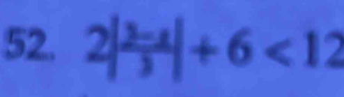 2| (3-x)/3 | |+6<12</tex>
