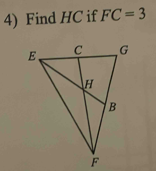 Find HC if FC=3