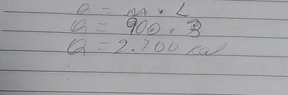 θ =nDelta x
a=900· 3
Q=2.700rap