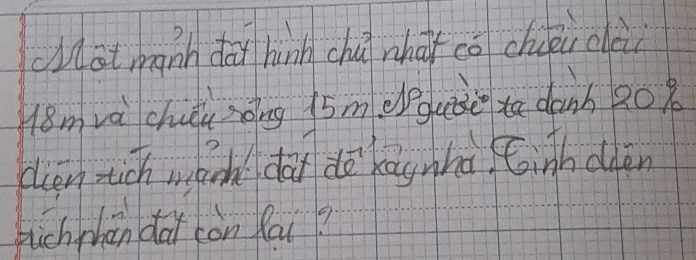 at mgnh dāi hnnchú nhōf cō chiéi càù 
l8mvà chuǒu nǒng 15melgute ta danb 20%
deen tich wh dàn do kāgnha Cinhddèn 
pichnhān dai càn lai?