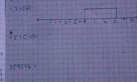 3+(-6)=
2.5+(-2)=
3· (-7)+6=