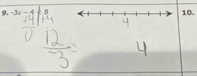 -3x-4<8</tex> 10.