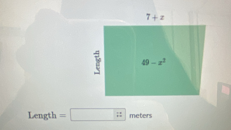 Length =□  meters