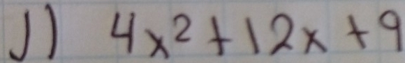 4x^2+12x+9