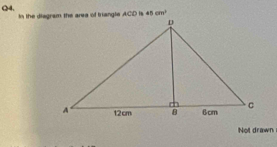 45cm^2
Not drawn