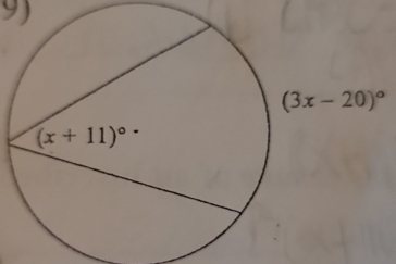 (3x-20)^circ 