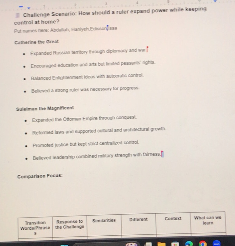 Solved: 2 3 4 Challenge Scenario: How should a ruler expand power while ...