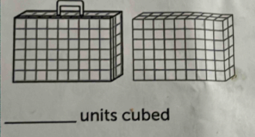 units cubed