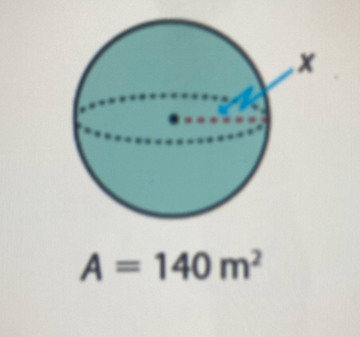 A=140m^2