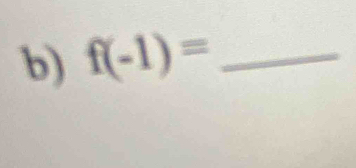 f(-1)= _