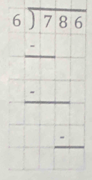 beginarrayr 8beginarrayr 5encloselongdiv 767endarray  □ □  hline □ endarray
□ 