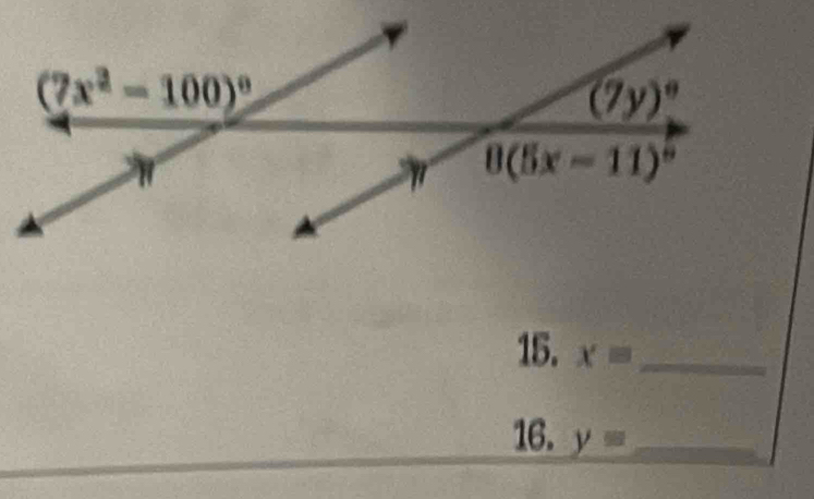 x= _
16. y= _