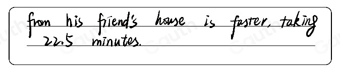 Solved: Bus Stop: Recall that Seth's house is 17 miles from school ...