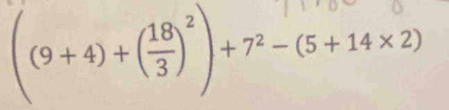 ((9+4)+()+7-(5+14×2)