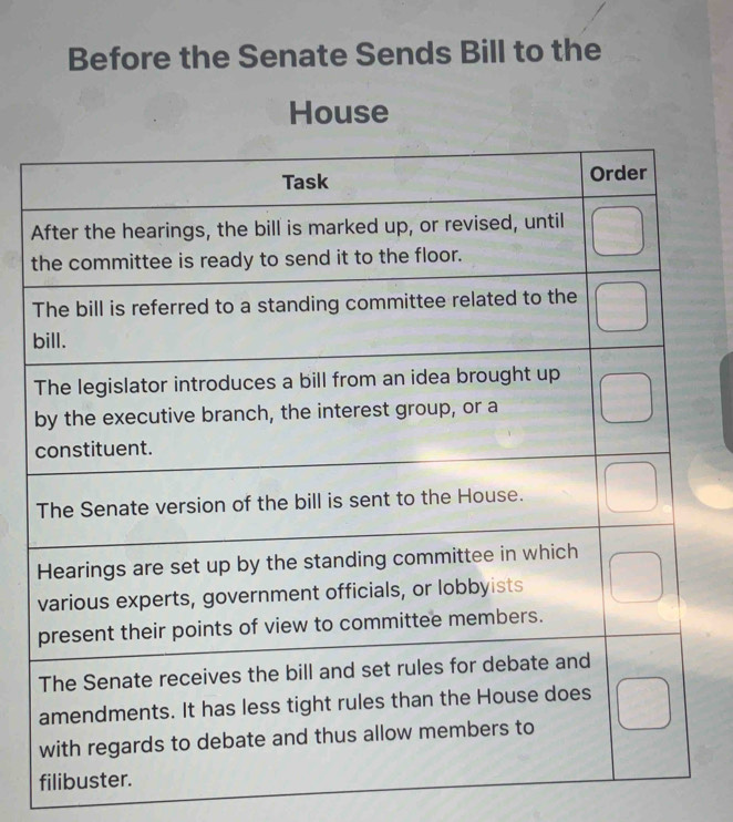 Before the Senate Sends Bill to the 
House 
t 
b