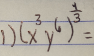 (x^3y^6)^ 1/3 =