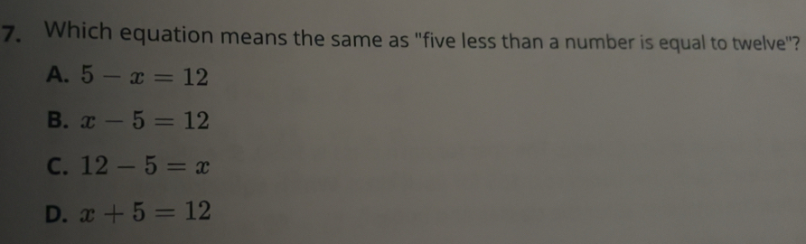 Solved: Which equation means the same as 