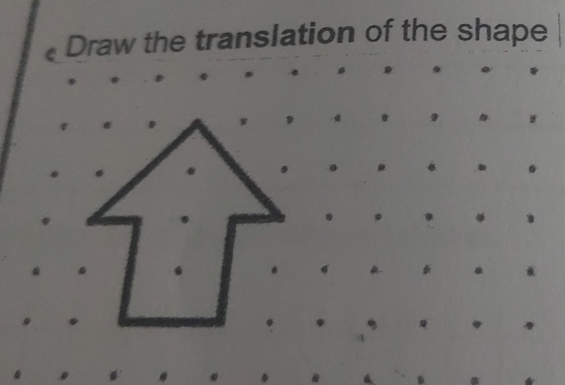 Draw the translation of the shape