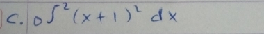 0∈t^2(x+1)^2dx