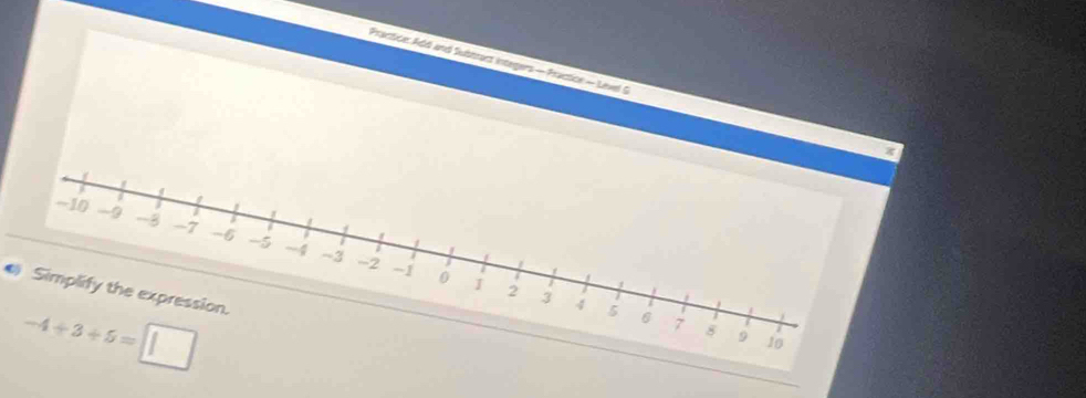 Practice: Add and Subtract integers — Praction - Level G