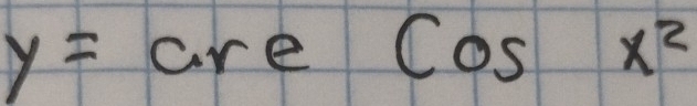 y=cre cos x^2