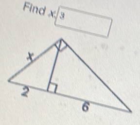 Find x, 3