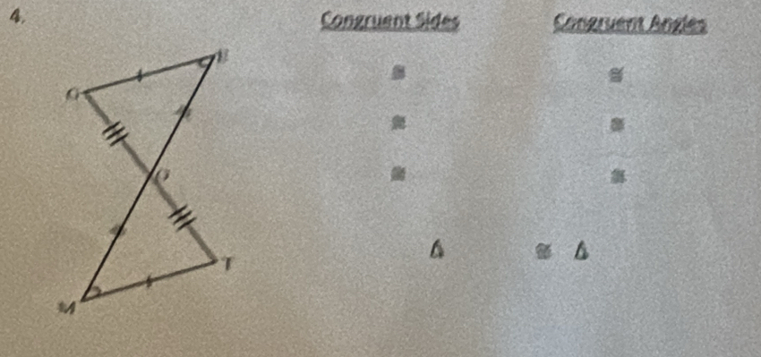 Congruent Sides Congruent Angles
B

a

A