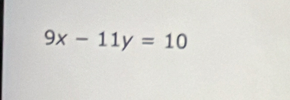 9x-11y=10