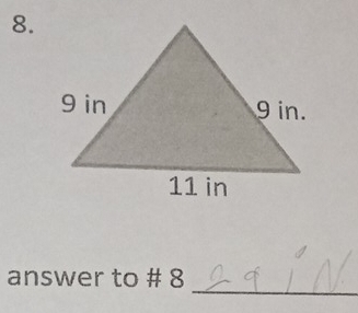 answer to # 8