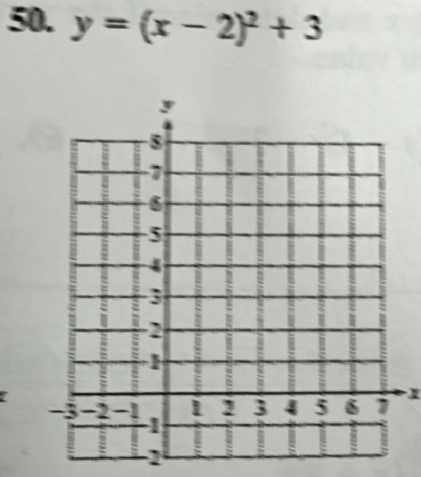 y=(x-2)^2+3
1