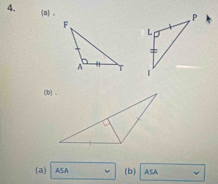 (a) ASA v (b) ASA