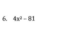 4x^2-81