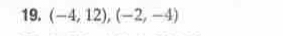 (-4,12), (-2,-4)