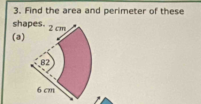 Find the area and perimeter of these 
sha 
(a)