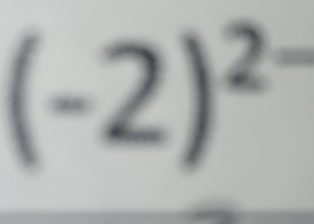 (-2)^2-