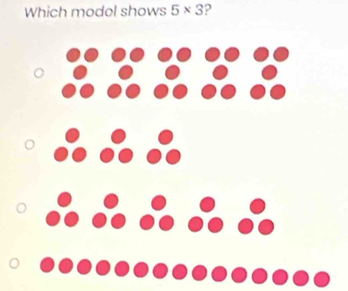 Which modol shows 5* 3 ?