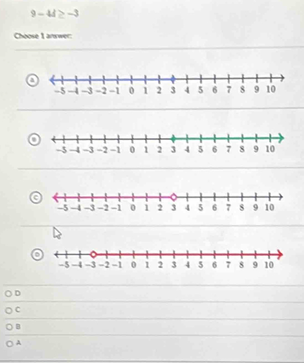 3_  15
Choose 1 answer:
D
C
B
A