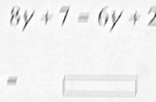 8y+7=6y+2
- □  
frac 