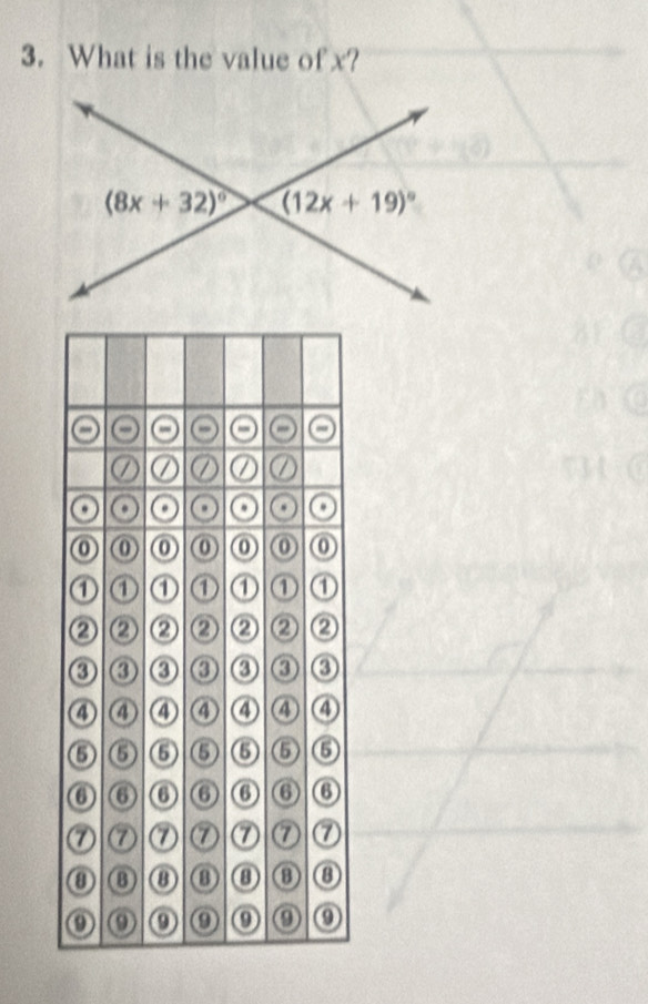 What is the value of x?