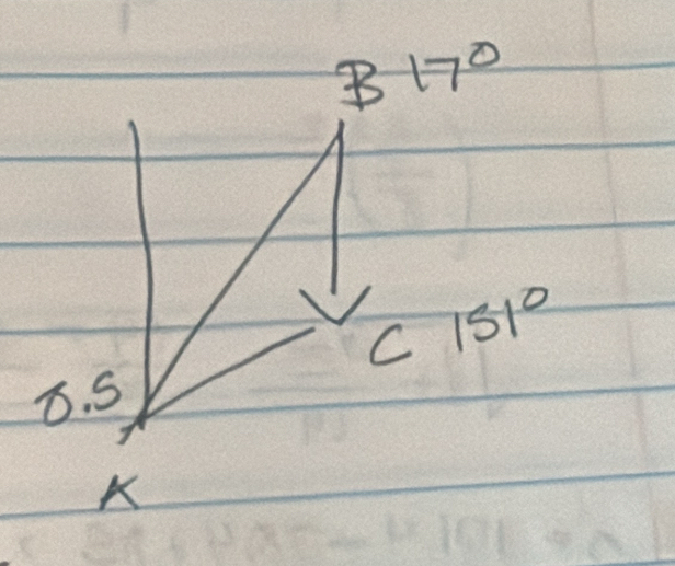 B17°
C 151°
6. 5
K