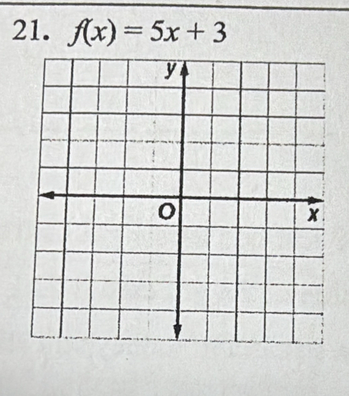 f(x)=5x+3