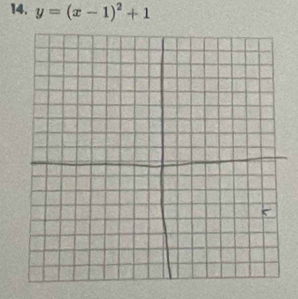 y=(x-1)^2+1